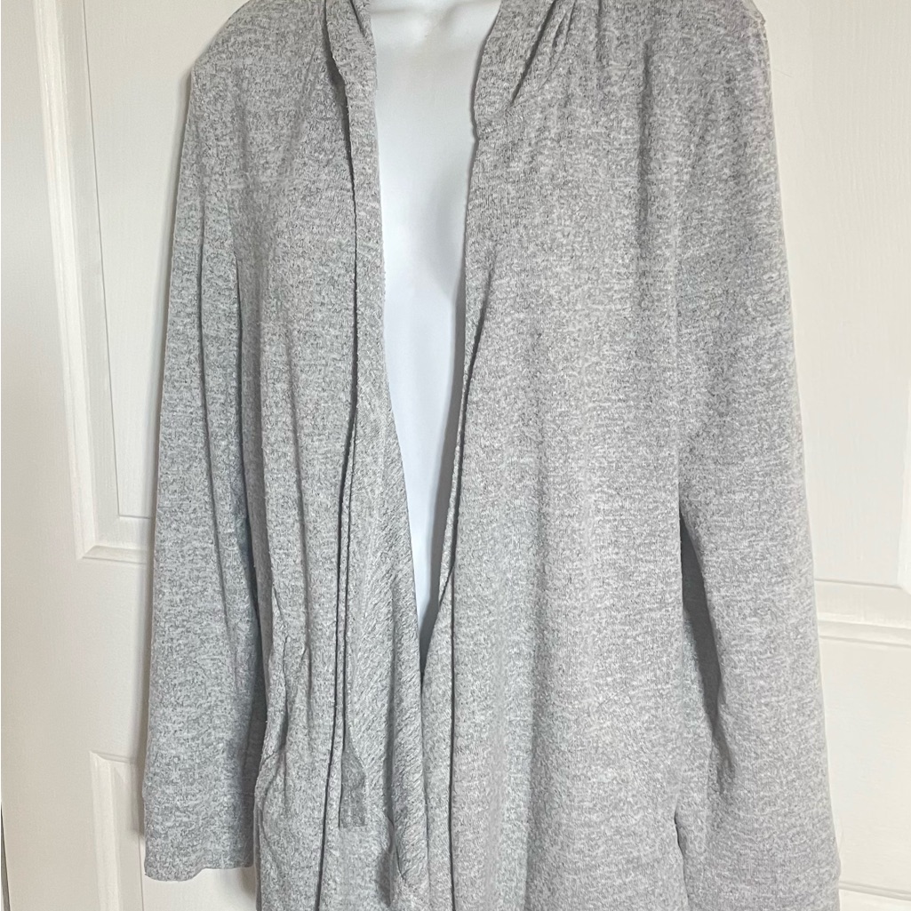 Inc International Concepts Heather Gray Cardigan